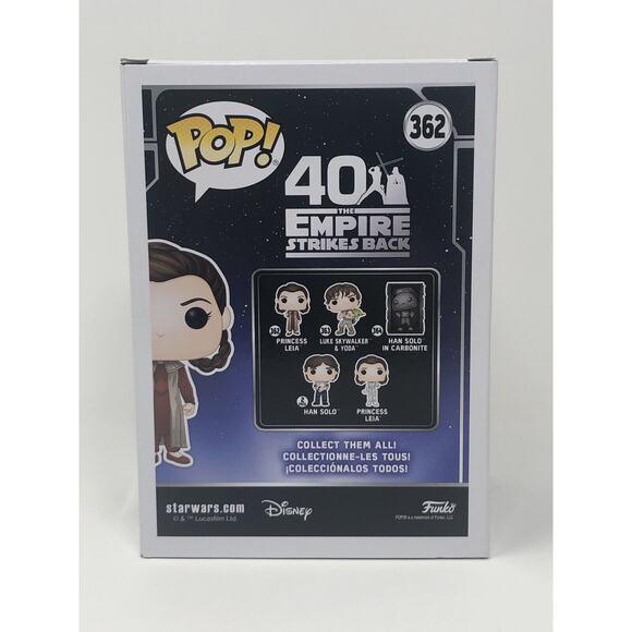 Funko Pop! Star Wars Princess Leia #362 ~ 40th Empire Strikes Back - Picture 4 of 7